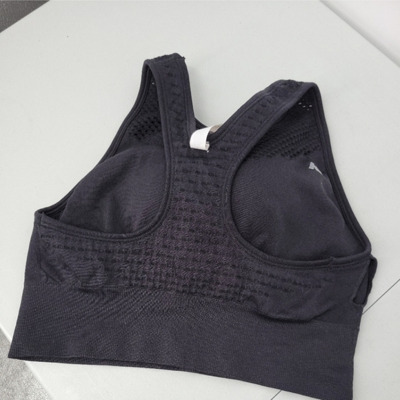 New Balance Black Mesh Racerback Padded Sports Bra Size Large - Picture 9 of 11